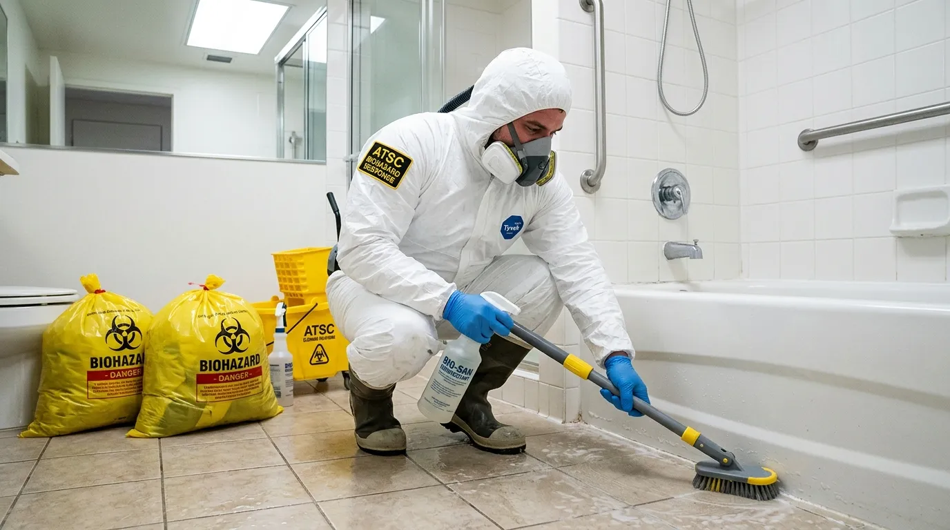 Decontamination equipment deployed for Blood Cleanup in Syracuse